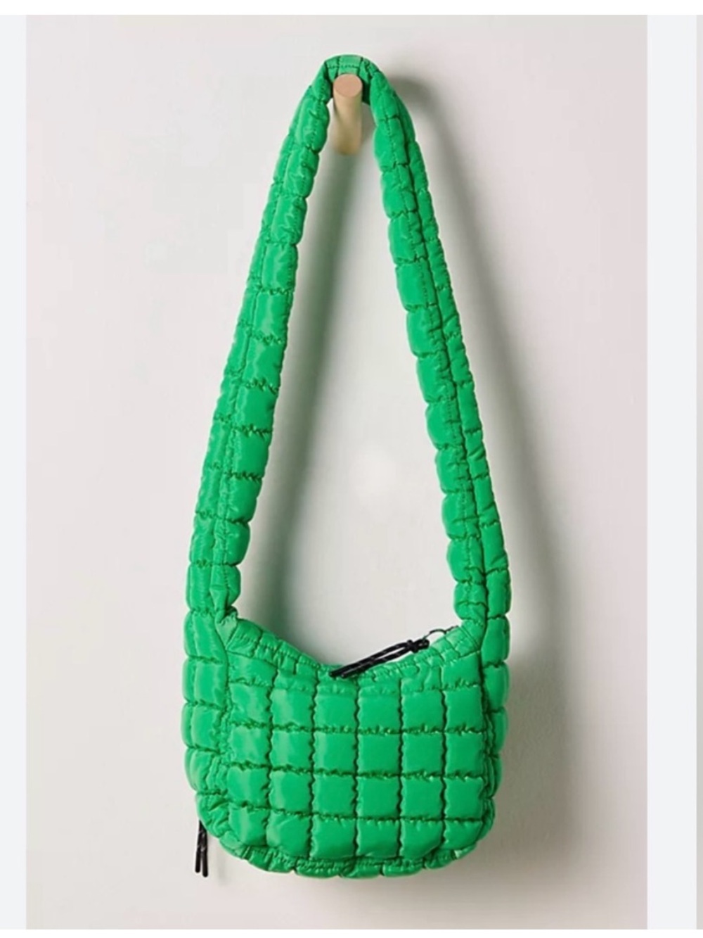 Free People Movement Quilted Baby Carryall Sling Bag, NWOT, Kelly Green